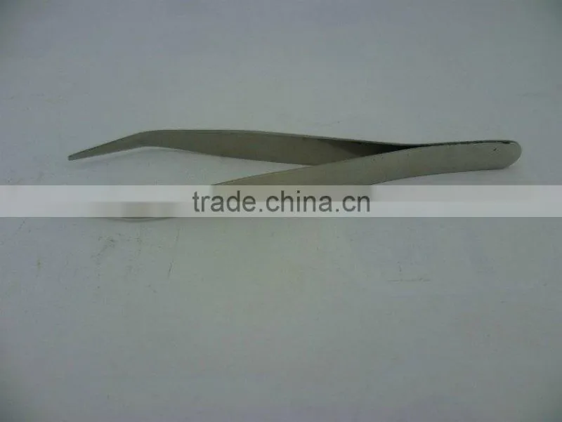 150mm 200mm Tweezers Neat Tips Stainless Steel