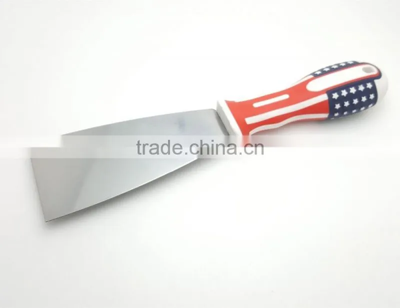 Newest design American flag handle Carbon steel blade putty knife
