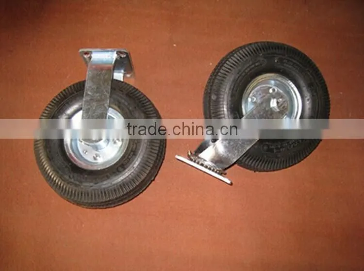 2.50-4 PU foam wheel+spoke for hand trolley hand truck