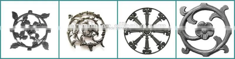 cast iron studs for ornamental metal fence