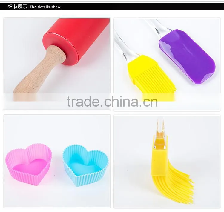 Food Grade Silicone Baking Suit/silicone baking tools/bread-and-butter tools suit