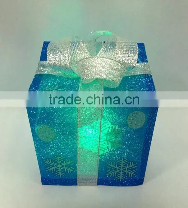 2016 hot selling led Flashing gift box Christmas/Party/Event Decoration