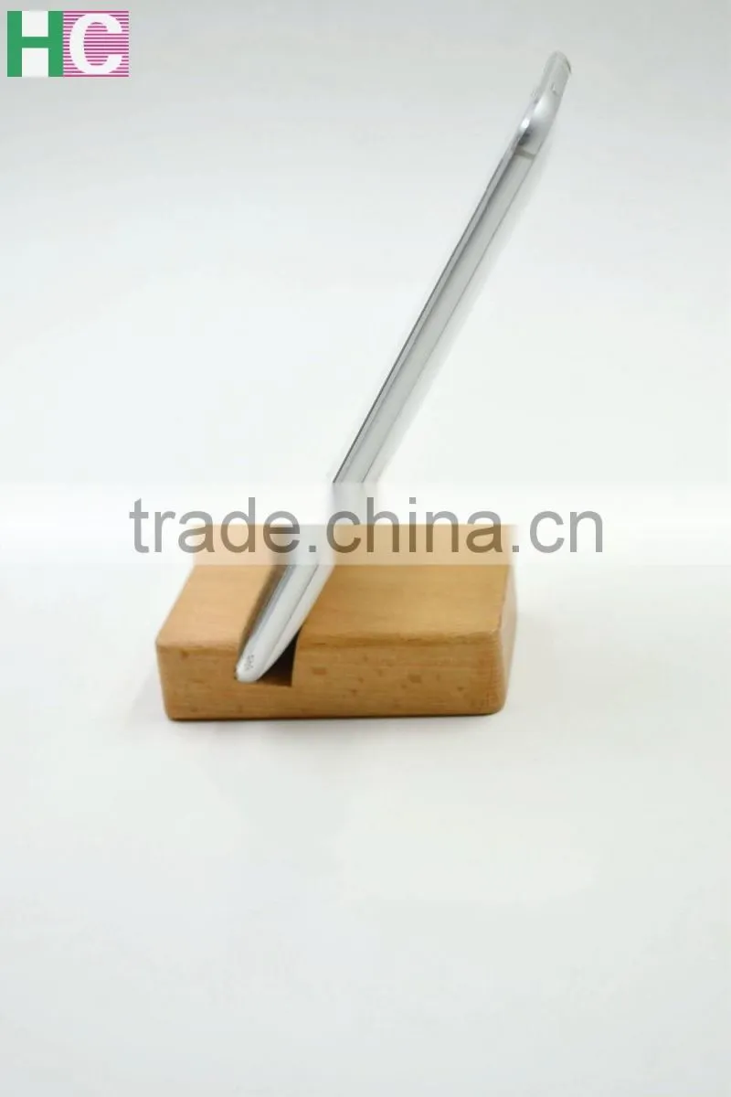 2016 custom cheap wooden phone holder