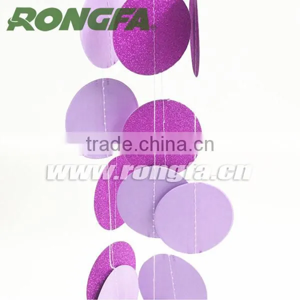 Color Paper Ball Lantern Garland Festival Decoration