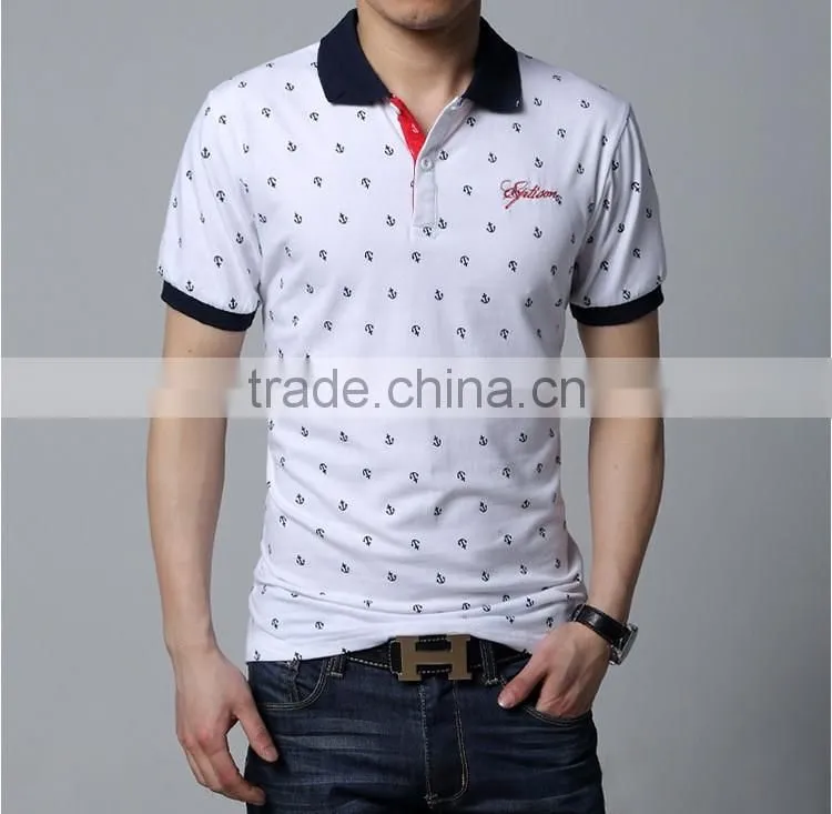 Fashion Style High Quality Custom Fitted Polo Shirts Wholesale Embroidered Logo polo shirts For Men