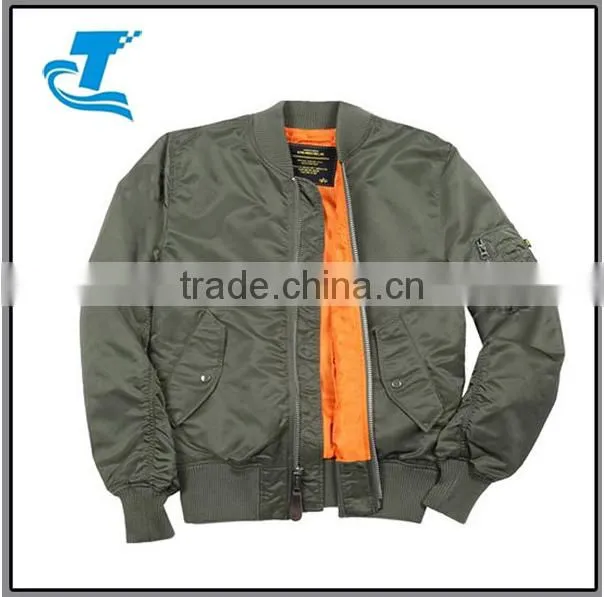 Waterproof OEM Men Flight bomber Jacket