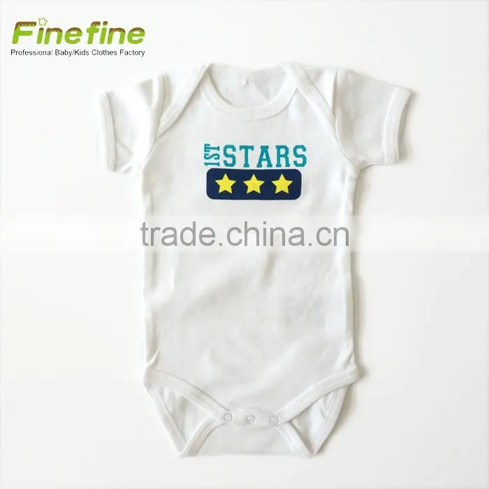 Hot Sale Baby Clothes 100% Cotton Kids Wear Unisex Custom Baby Romper