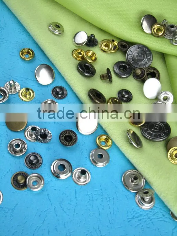 all types of press buttons for garments