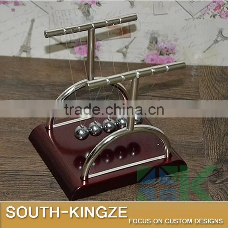T-shape Newton Metal Pendulum Balance Ball Metal Base