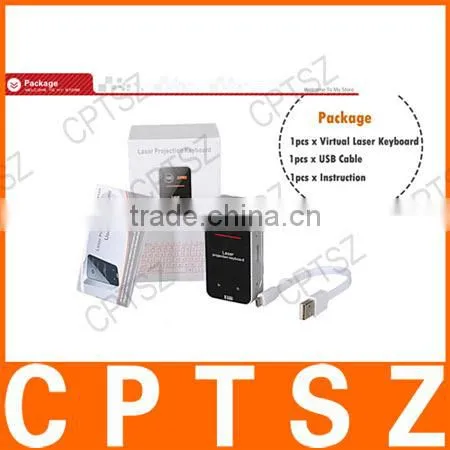 Ultra-Portable Virtual Projection Laser Keyboard Wireless Bluetooth 2.0 USB for HID Super Full Key for XP/vista/7/ 8/IOS/Iphone