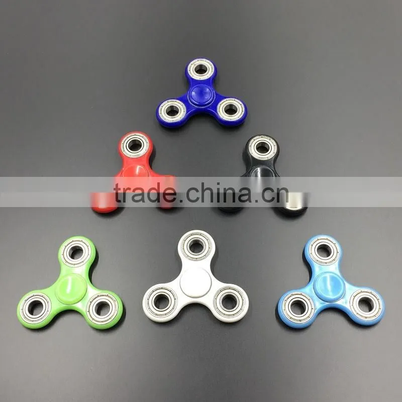 DIY fashion colorful Finger Funny Toy Gift Plastic EDC Hand Spinner for Autism and ADHD