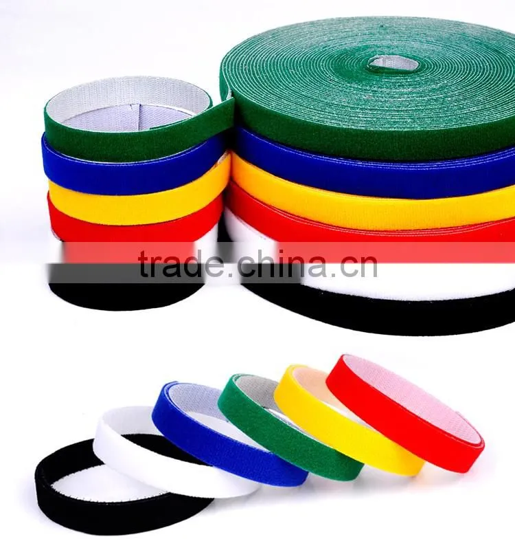 Hook and loop cable tie for electrial wire & cables