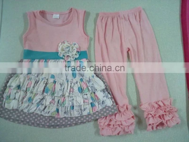 Cheap !baby frock design pictures, 2 year old girl dress set outifit balloon dress and pants
