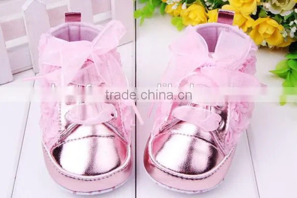 Fashion New Baby Girls First Walkers Flowers Shoes