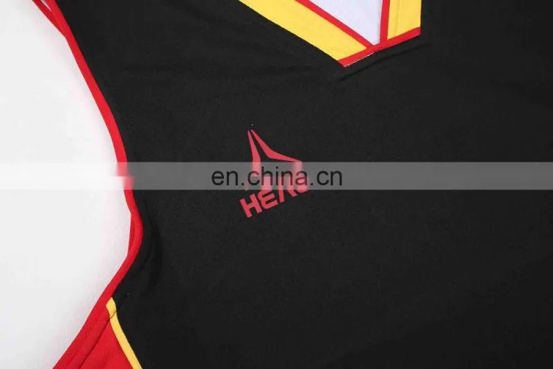 Low MOQ Sublimation printed polyester reversible basketball tank top