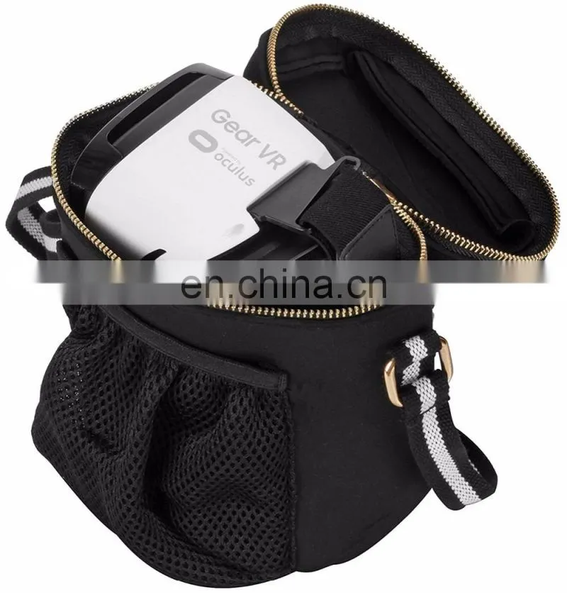 Case Bag for Samsung Gear VR Virtual Reality Headset Shoulder Bag Cover Box for 3D VR Headset Travel Carry Case with Mesh Bag