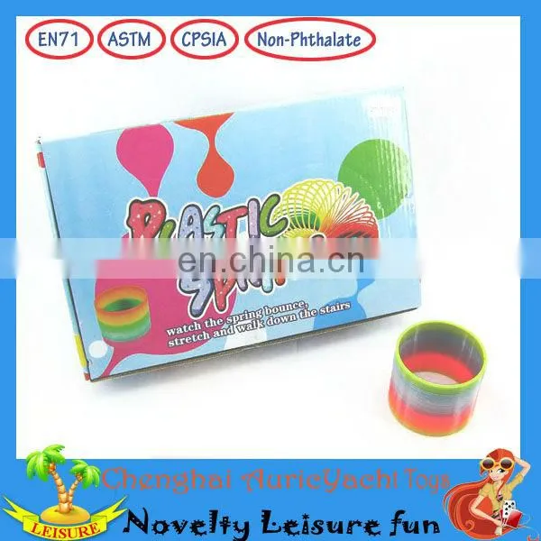 spring toy bouncing,funny rainbow springs toy,twinkling spring toys ZH0906777