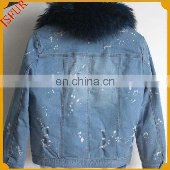 Wholesale From China Raccoon Fur Collar Jacket Design Parka