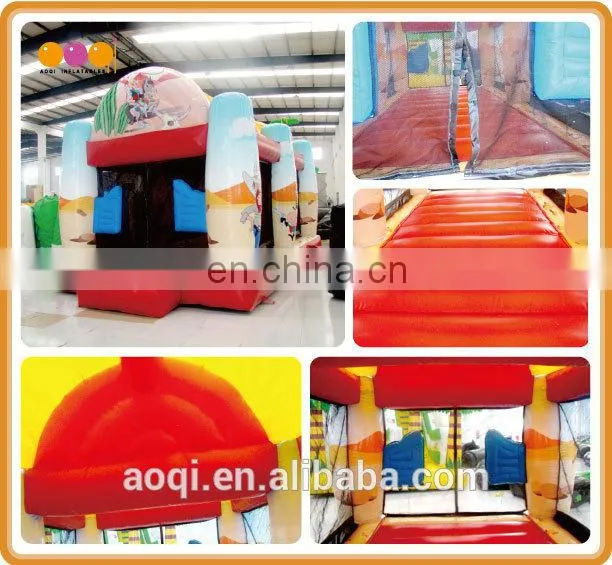 AOQI amusement park equipment outdoor inflatable gun shooting game funny team gun shooting game for adults