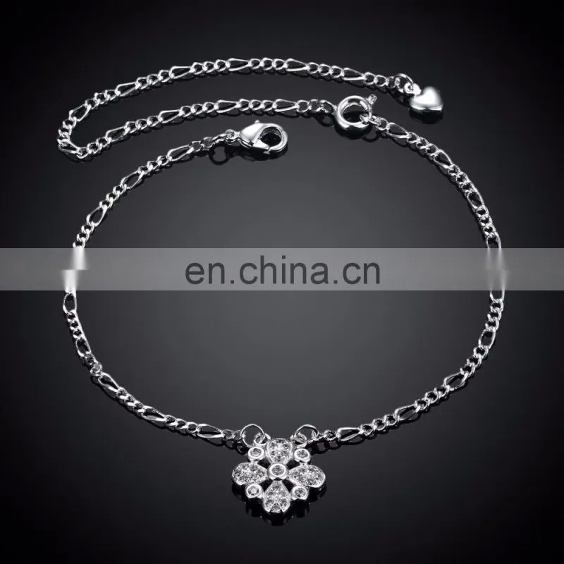 Wholesale Silver Plated Traditional Indian Anklets for Babies foot Jewelry