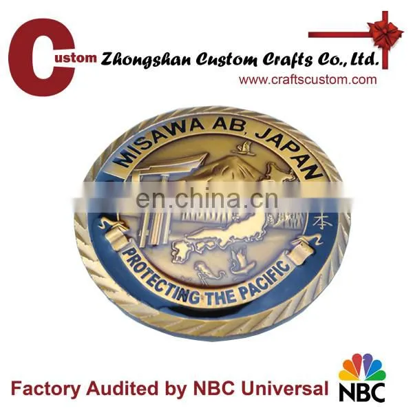 Custom cheap souvenir fake silver metal coin