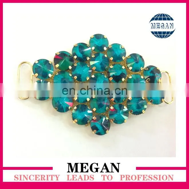 2014 hottest sale rhinestone sideway cross connector