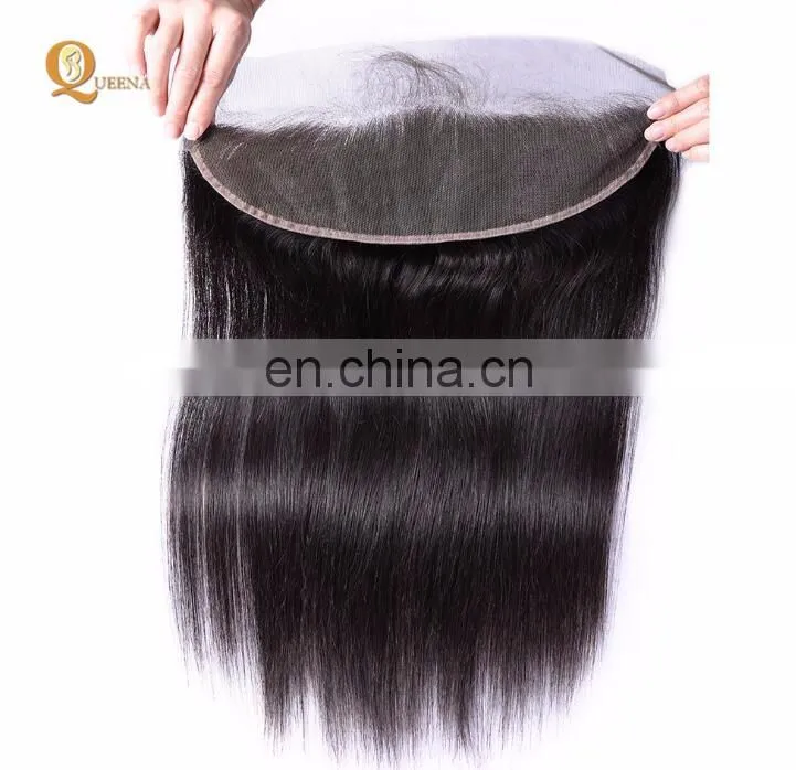 Wholesale Ear To Ear Silk Base Frontal Peruvian Human Hair Frontal Lace Closures
