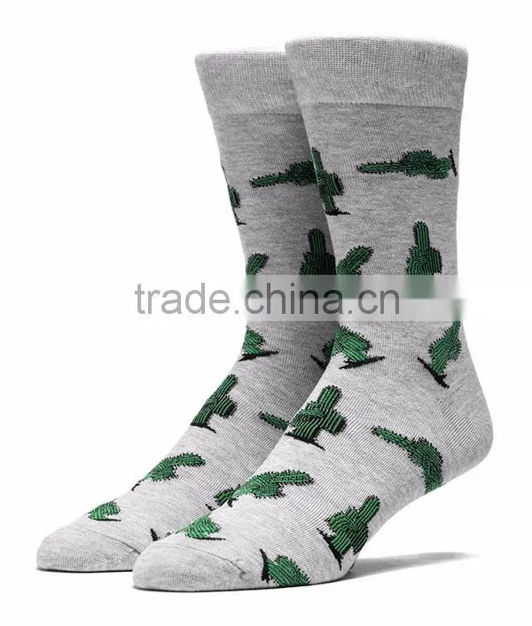 Fashion Cotton Jacquared Logo Socks Wholesale
