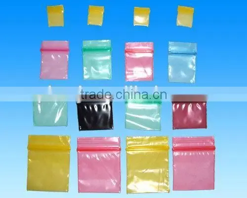 slider zipper plastic bag