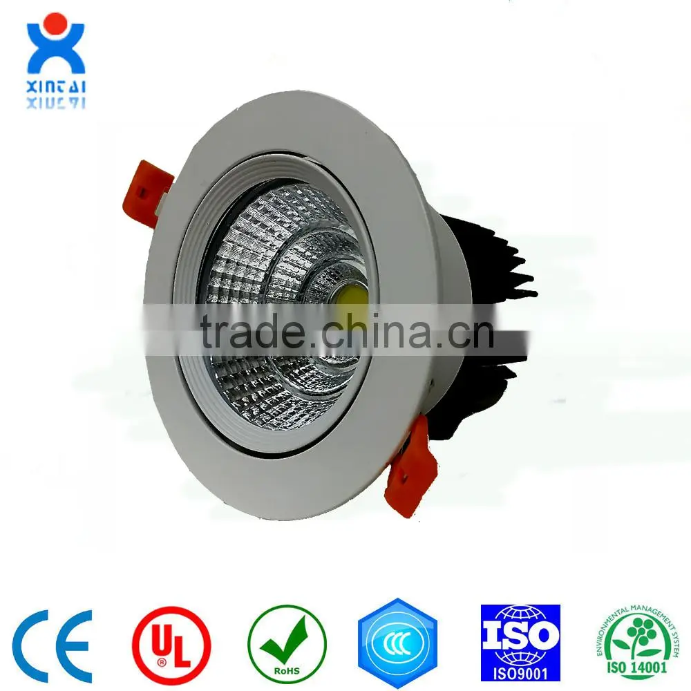 Recessed COB LED Downlights angle adjustable 20W