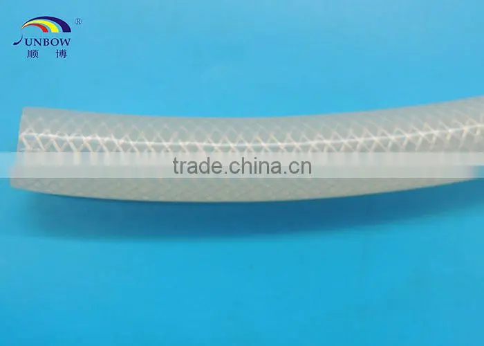 High Temperature High Voltage Resistant Food Grade Clear Silicone Braided Tube