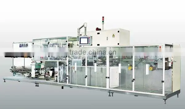 Automatic wet tissues processing and prodution machine