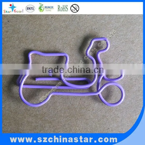 Kitty vehicle stationery paper clips for promotional gift
