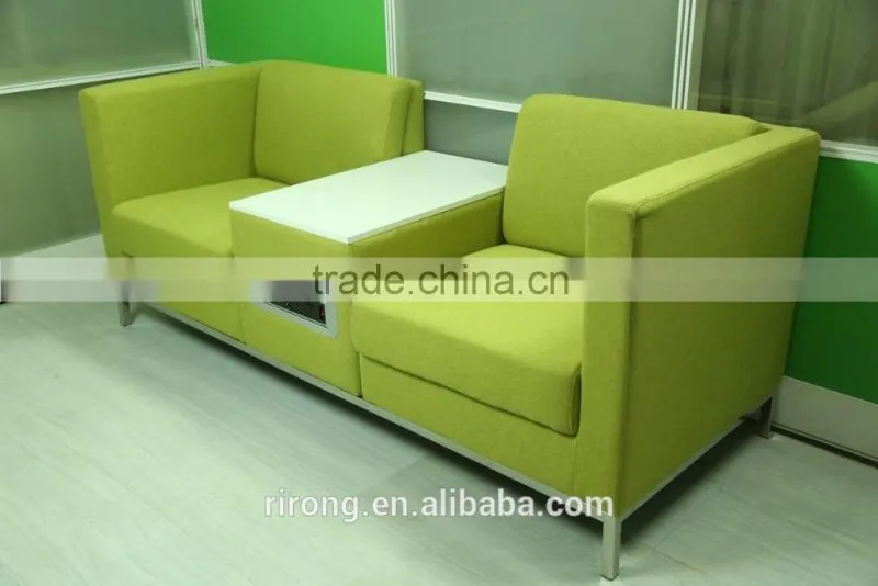 2016 New design Italian combination rexine fabric sofa