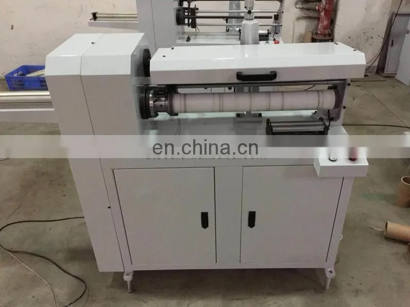 UC600 25mm 40mm 76mm Automatic Paper Tube Core Slitting Machine, Kraft Cardboard Pipe Slitter Cutting Machine