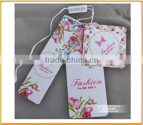 Garment card swing tag for cloth, jeans, bags and gifts