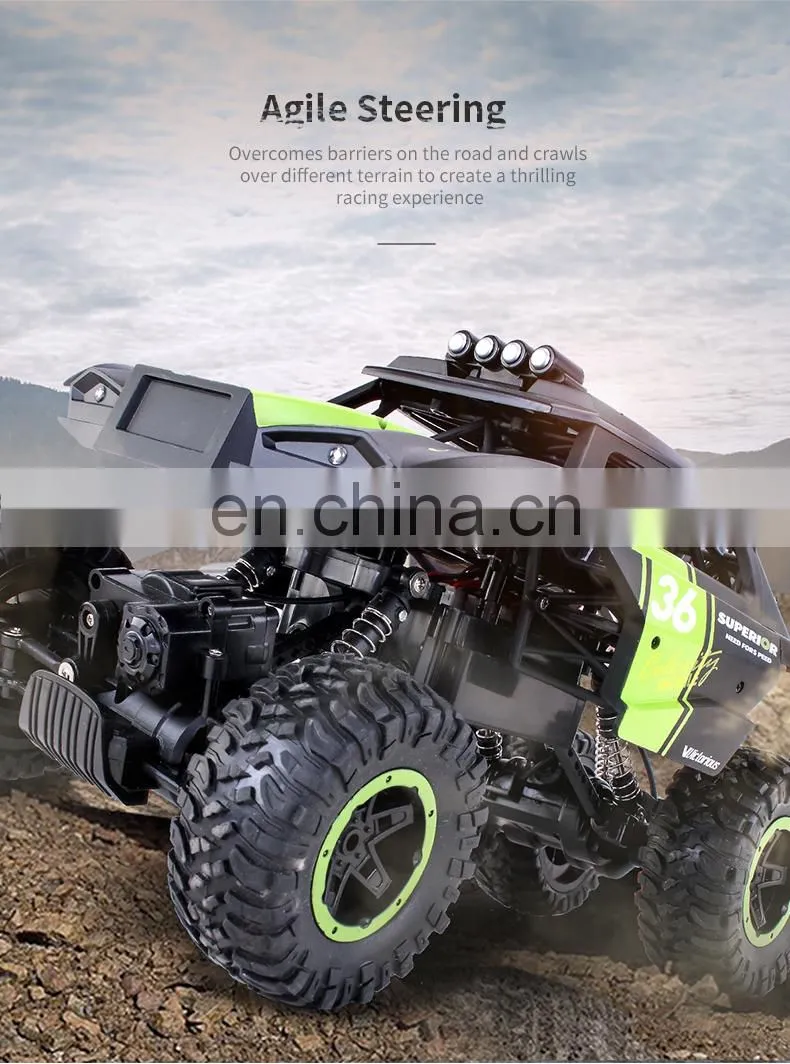 JJRC Q101 Big Rc Car Six-Wheel Drive Climbing Remote Control Cars 1/10 Off-Road Vehicle Children Outdoor Toy Gift