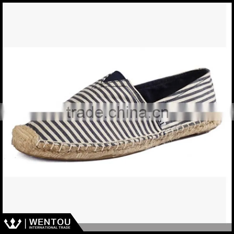 Jet set Casual Slip On Canvas Stripe Espadrille