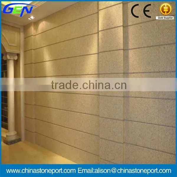 Beige Granite Wall Tile Interior Decoration Polished Tile