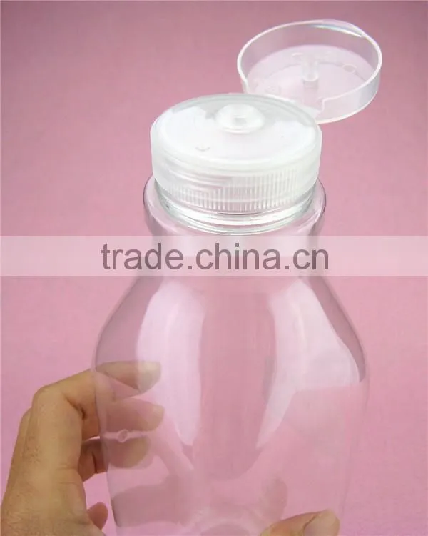 27oz 780ml clear square food grade plastic pet milk bottle for sale