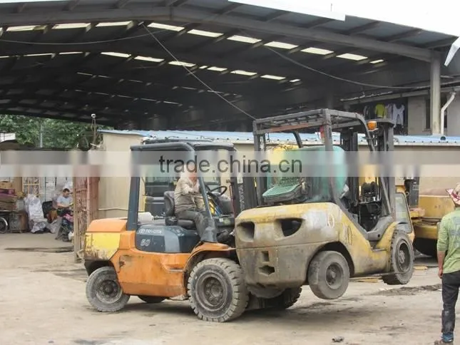 Used Toyota Forklift 5T Japan made, 5 Ton forklift 4m lifting height year 2008