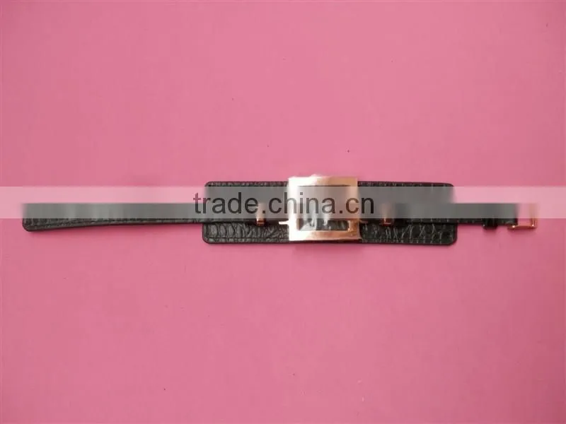 Produce & Wholesale Narrow and Wide Cooperate Genuine Leather Unisex Bracelets