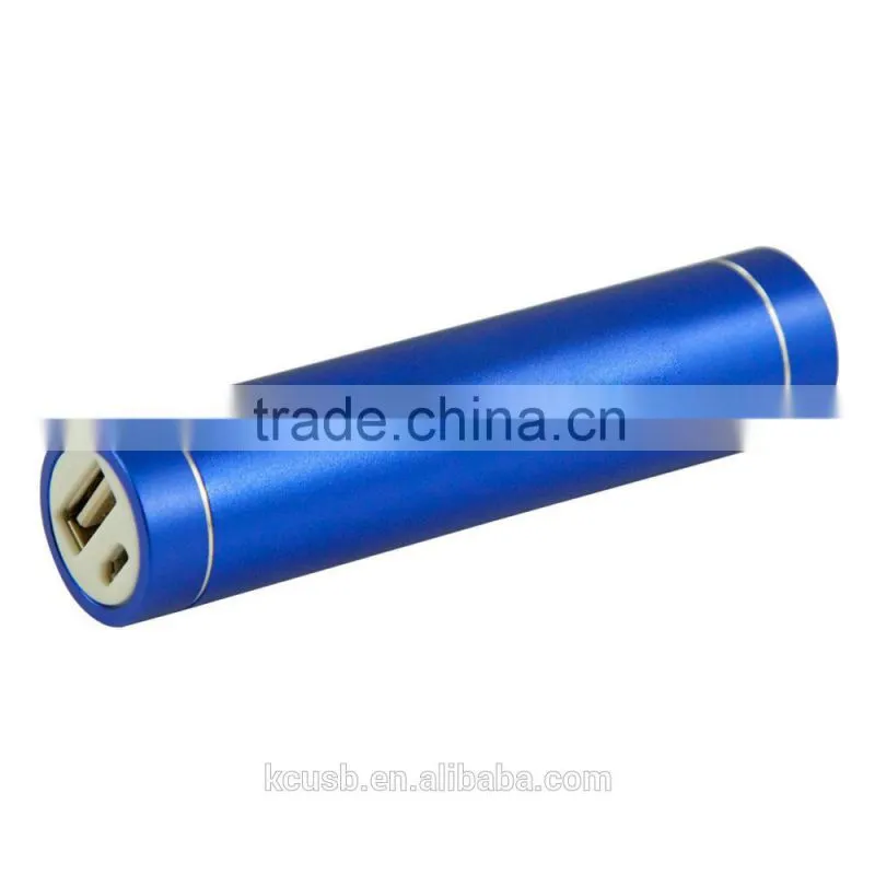 Fashional aluminium smart mobile power bank 2600mah