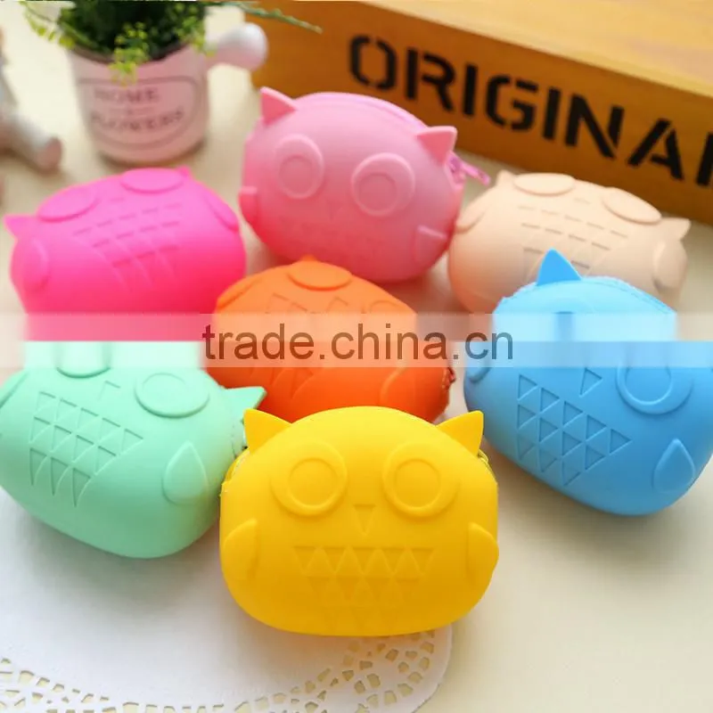 2015 Hotsale silicone rubber change purse online/evening purses sale