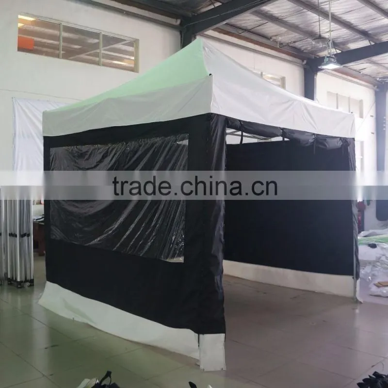 3m x3m small hexagon folding tents with window and door walls