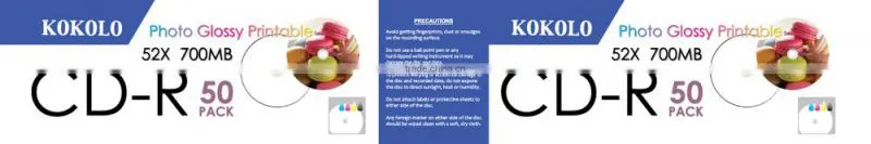 Taiwan A + Red Printable CD, original blank cd printing