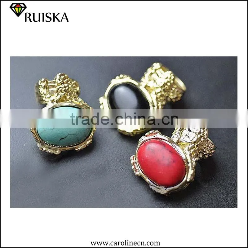 Caroline Vogue Big Stone Ring Designs For Women