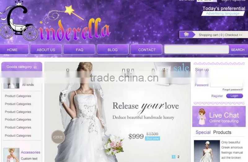 Professional ads platform website design