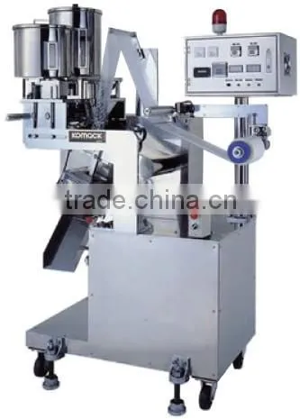 DOUBLE-LINE BAGS POWDER FILLING AND PACKAGING MACHINE WITH 4-SIDE SEAL POUCH
