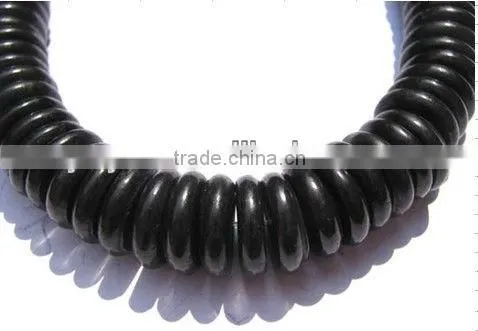 TB0425 Blue turquoise heishi beads,blue howlite rondelle beads